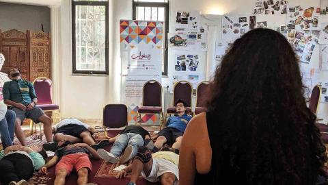 Facilitating Hawli w Hawalayi training for Animators